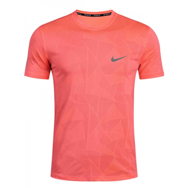 Nke training jersey sportswear uniform men's running soccer shirt football casual short sleeve pink t-shirt 2023-2024